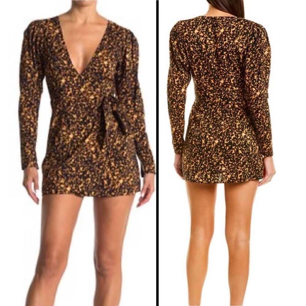 WEWOREWHAT Blanca Wrap Dress-XS 